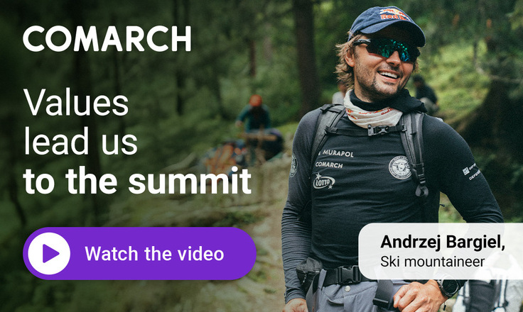 Comarch and Andrzej Bargiel – Shared Values